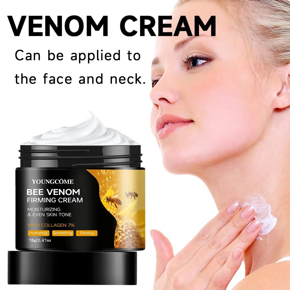 bee venom face and neck cream jar — image 2