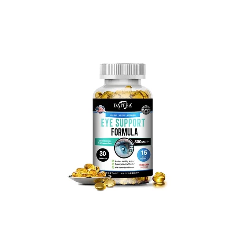 bottle of eye support supplement with vitamins and minerals — image 7