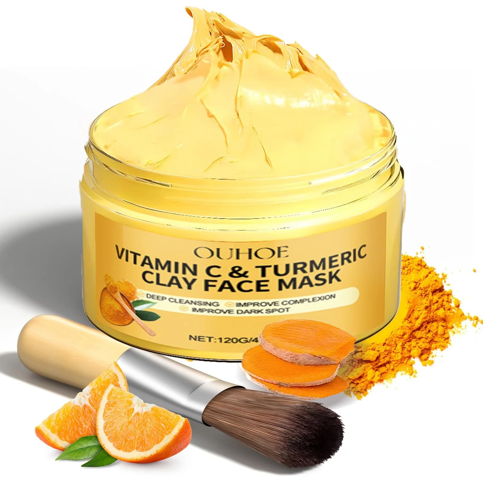 Vitamin C and turmeric exfoliating facial mask — image 6