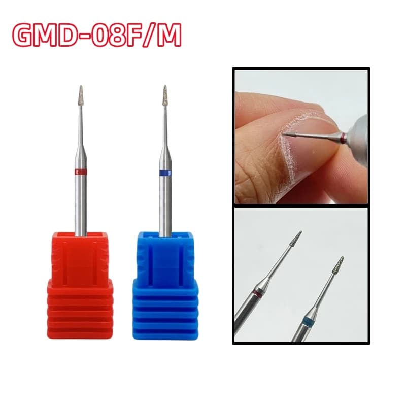 Diamond nail drill set with two bits — image 5