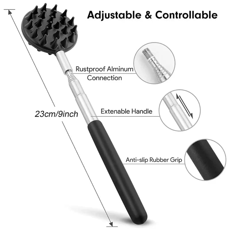 Telescopic back scratcher with extendable handle — image 5