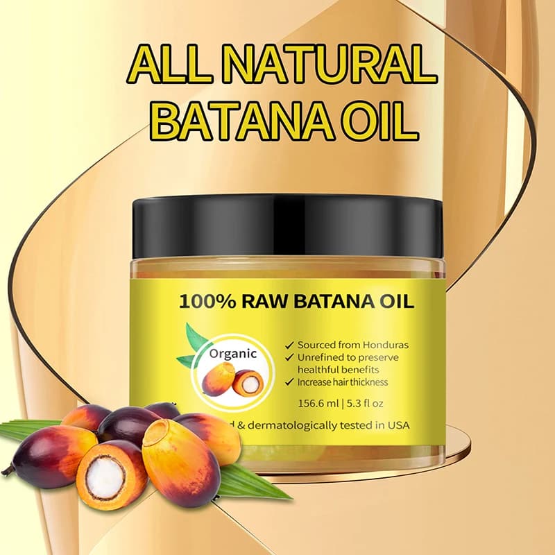 bottle of batana oil with palm oil for scalp and hair — image 1