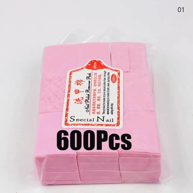 lint-free cotton nail wipe pads — image 8