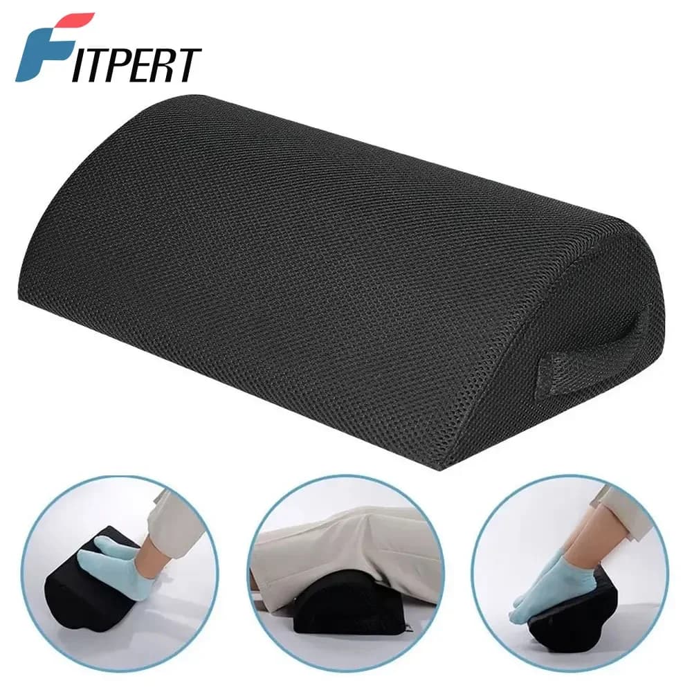 Memory foam foot rest with washable cover — image 1