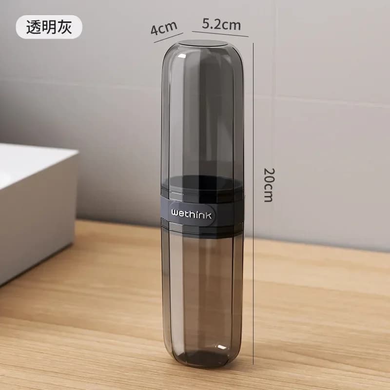 transparent travel toothbrush case — image 7