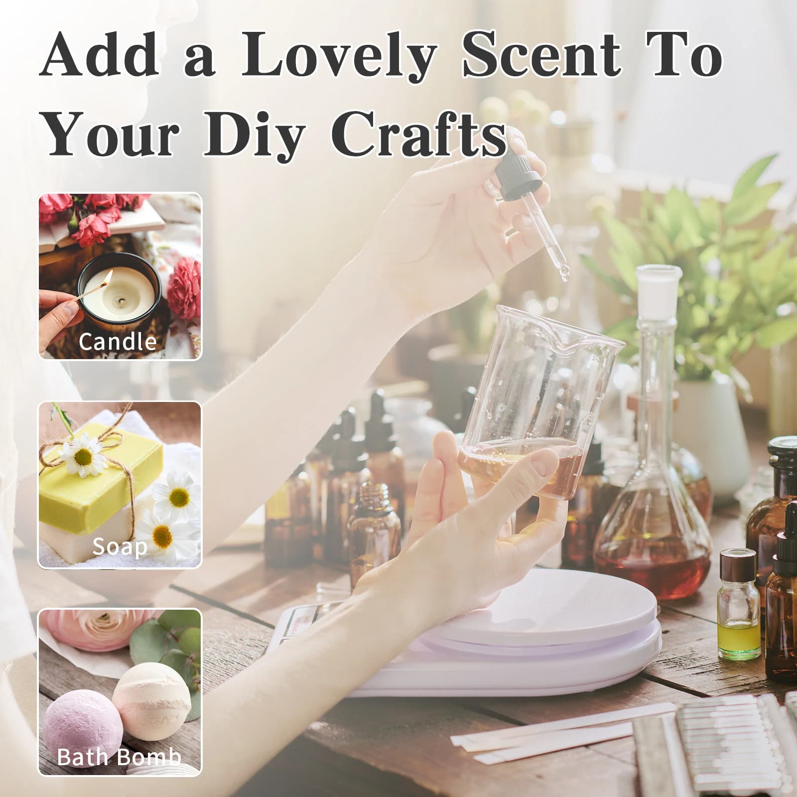 Fresh linen and bubble gum fragrance oil bottle — image 6