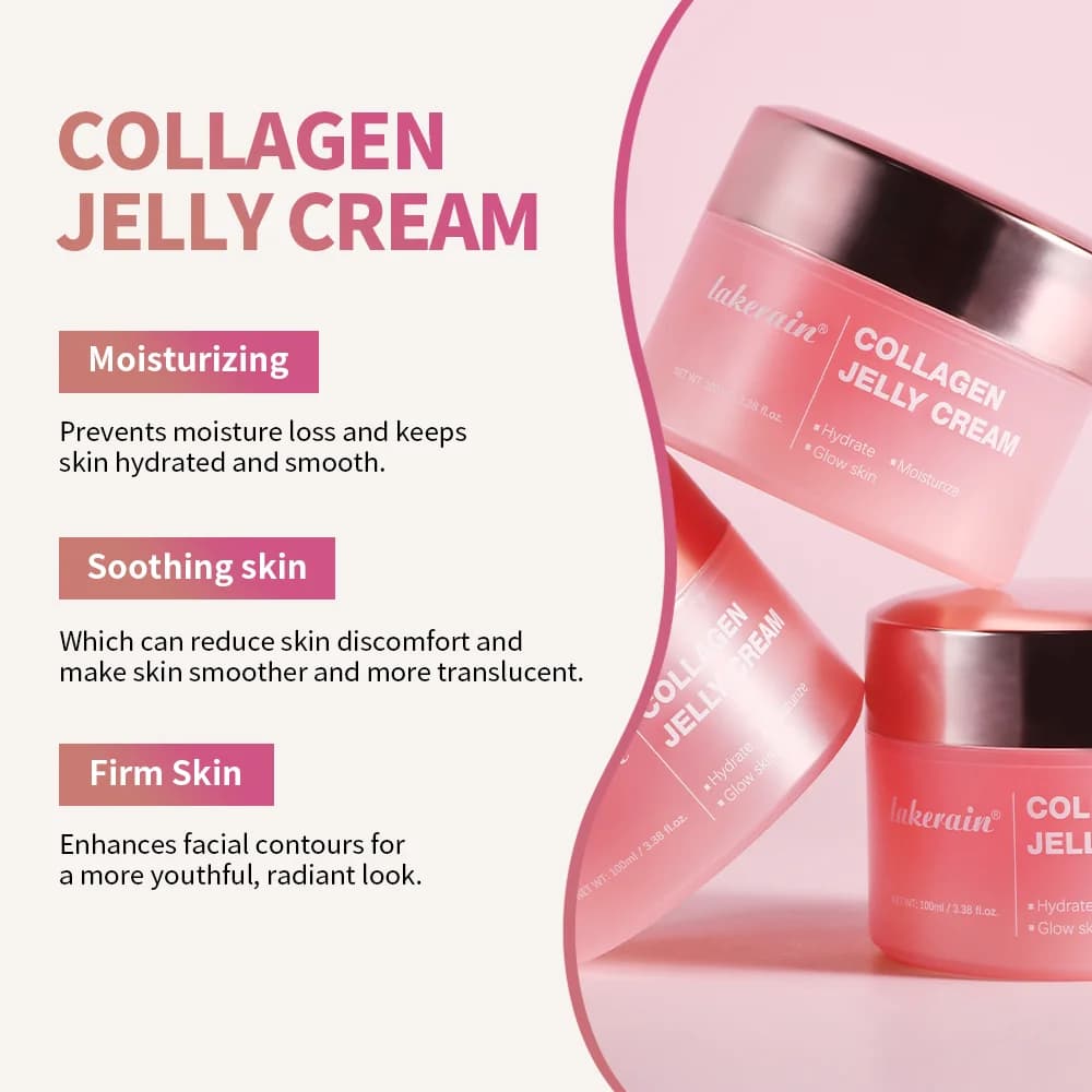 collagen jelly cream with niacinamide in a white jar — image 2