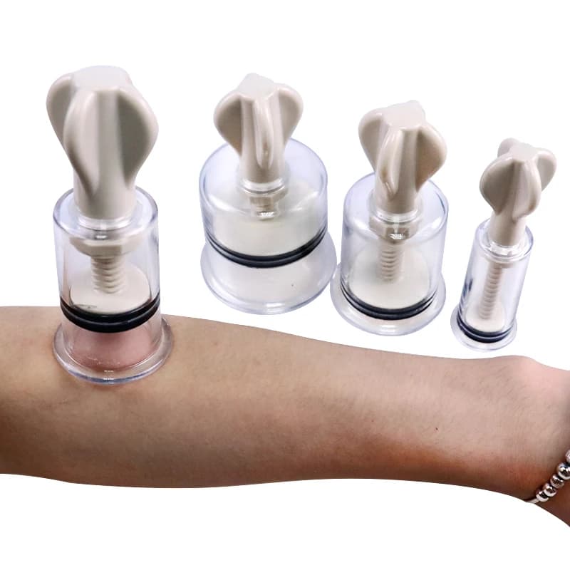 manual vacuum cupping set with suction cups — image 4