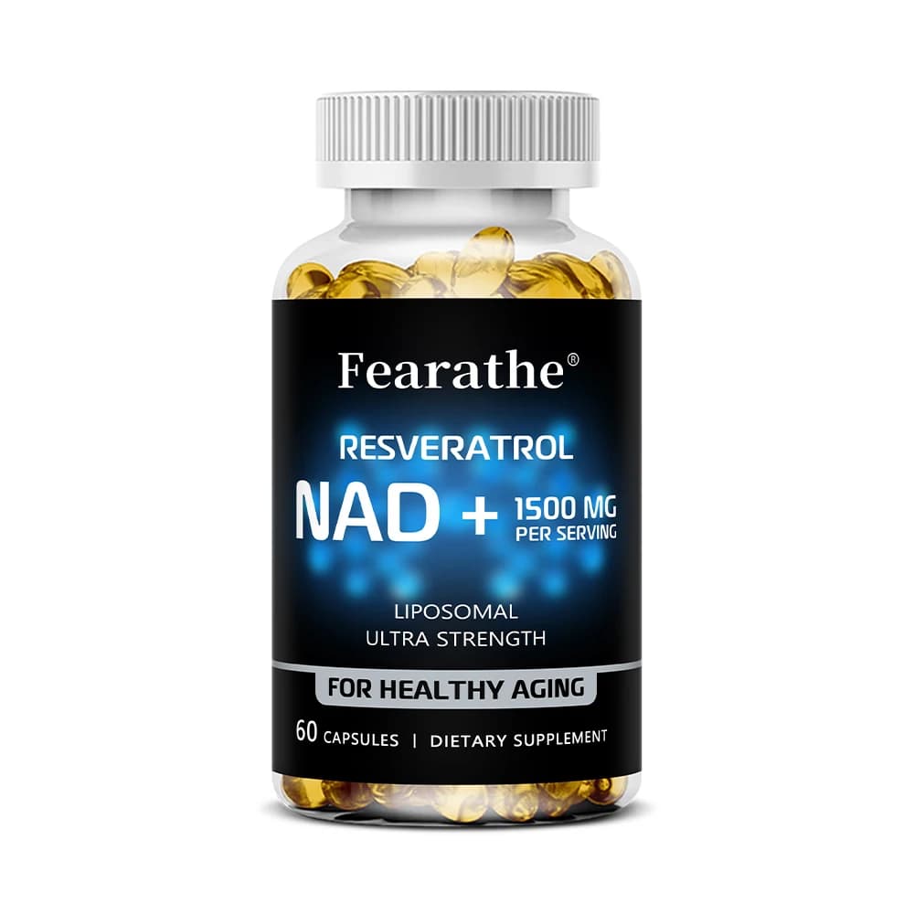 bottle of NAD+ resveratrol capsules — image 7