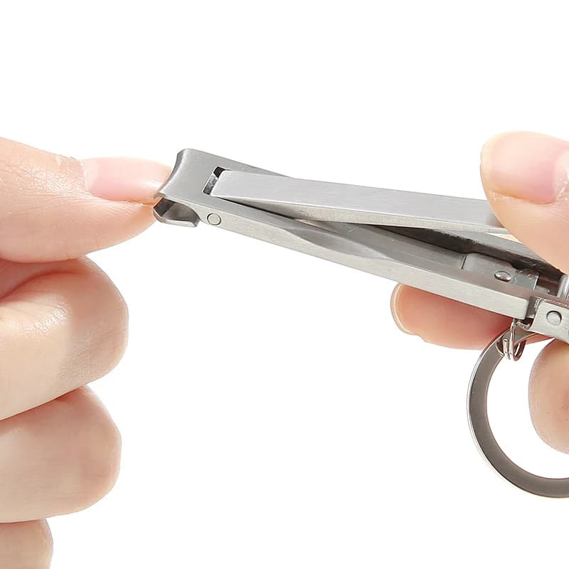 foldable ultra-thin nail clipper with dead skin remover — image 5