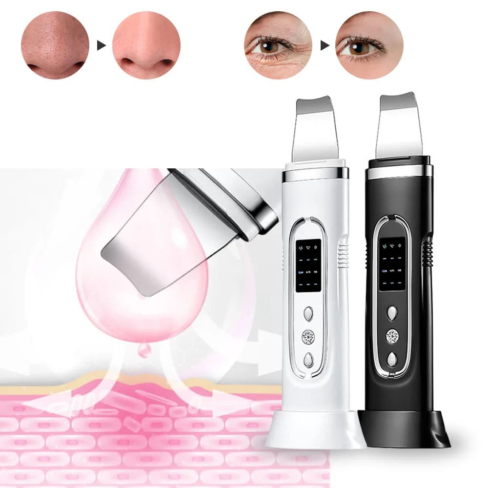 Ultrasonic skin scrubber facial cleansing device — image 3