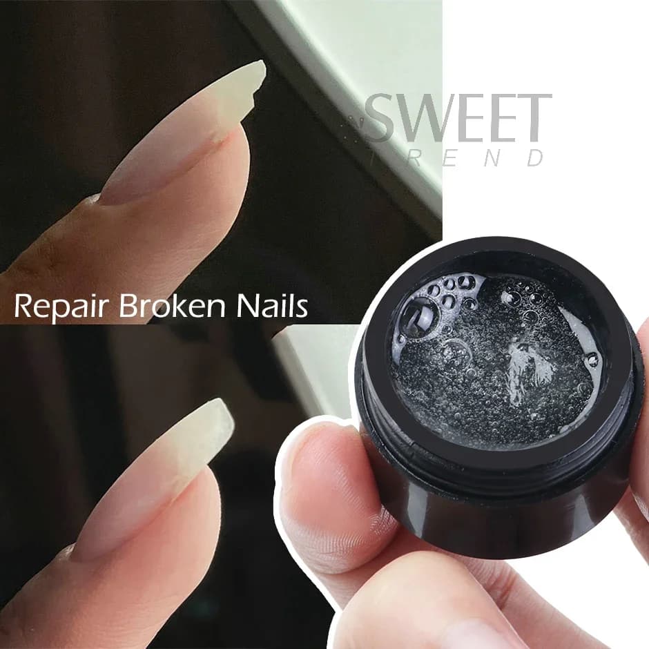 5ml clear fiberglass nail repair gel — image 3