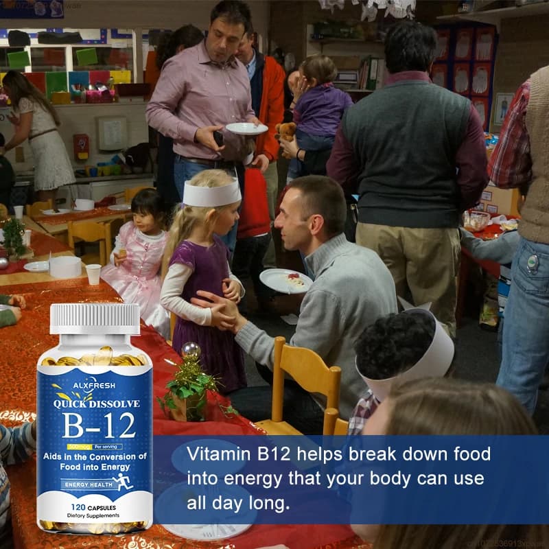 bottle of vitamin b12 capsules — image 3