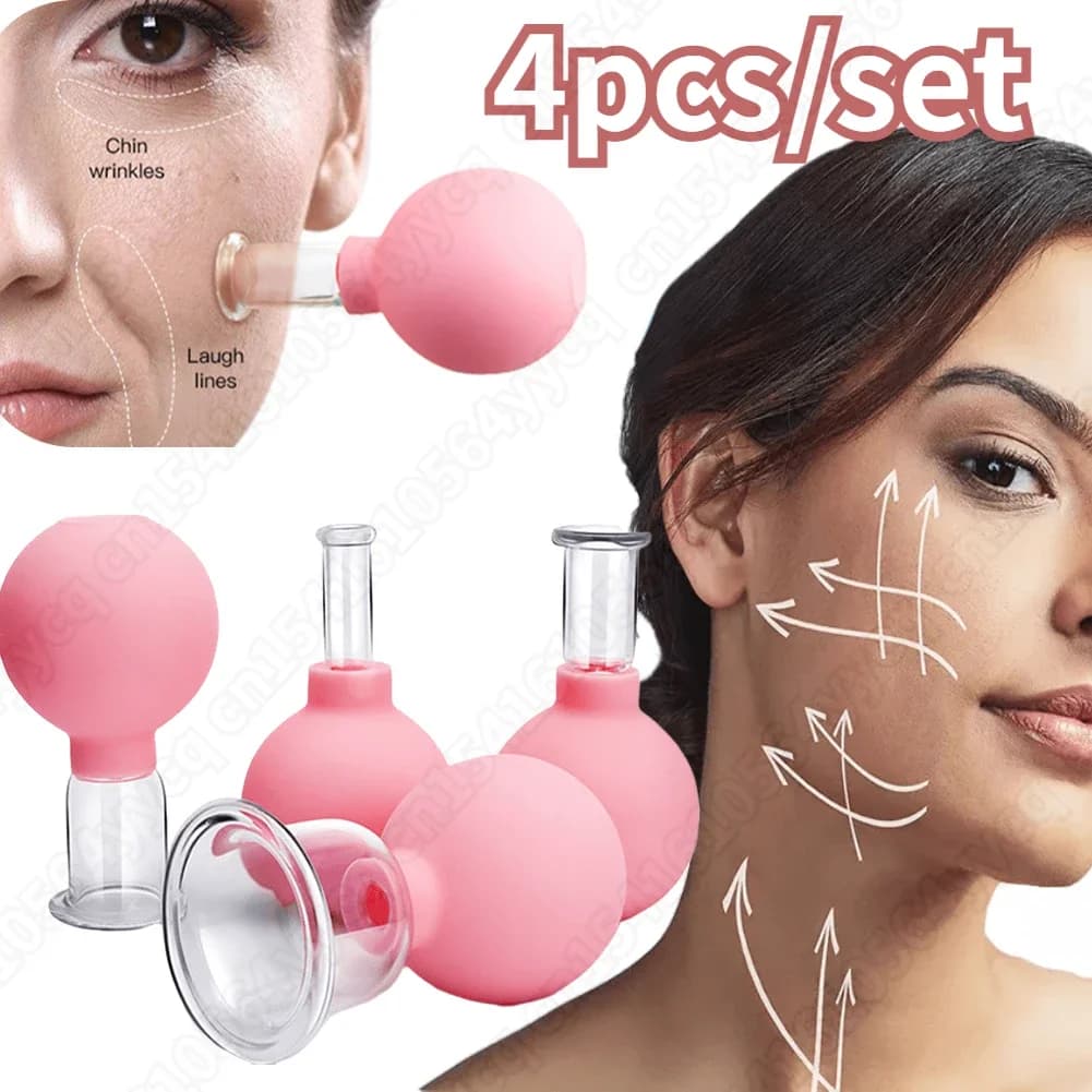 Glass Vacuum Cupping Jar for Face & Body