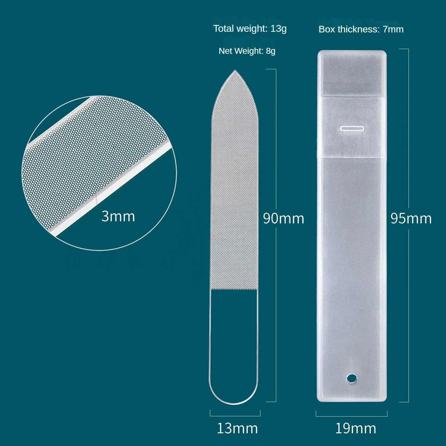 transparent nano glass nail file — image 7