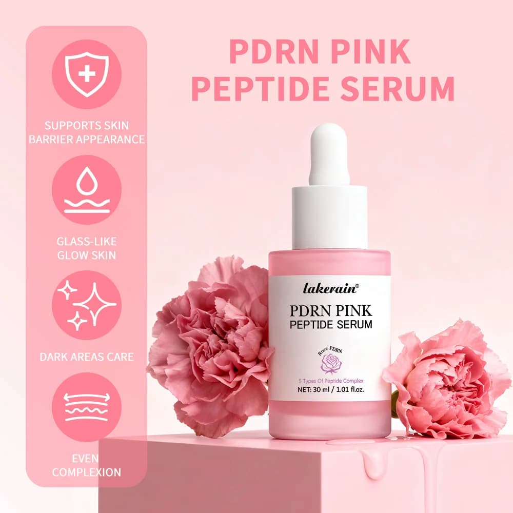 Pink peptide serum bottle with salmon DNA — image 2