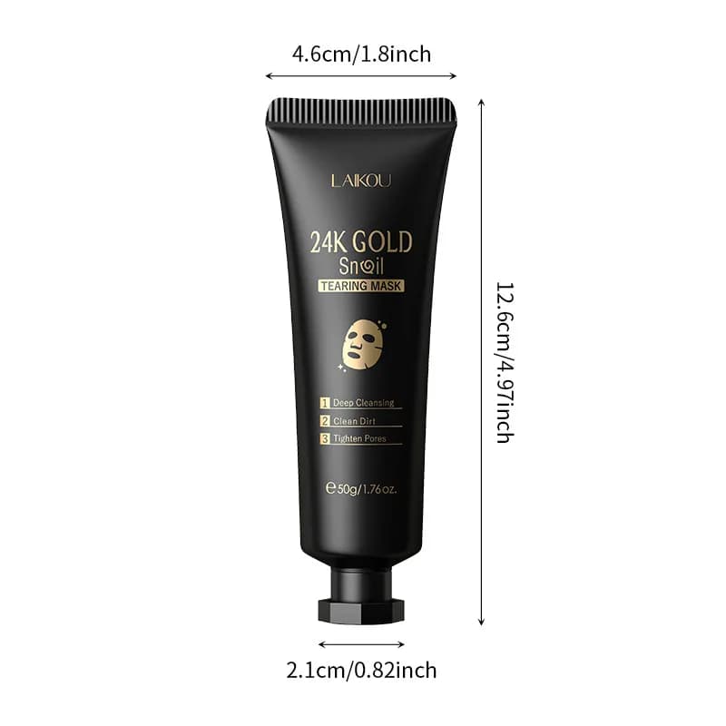 24K gold sakura peeling face mask — image 4