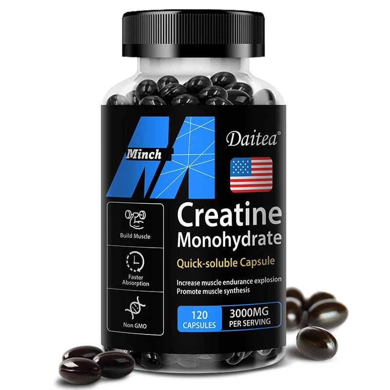 creatine monohydrate capsules bottle — image 8
