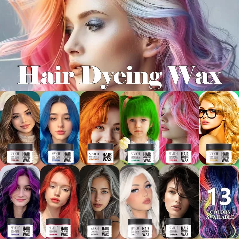 temporary hair color wax tube — image 5