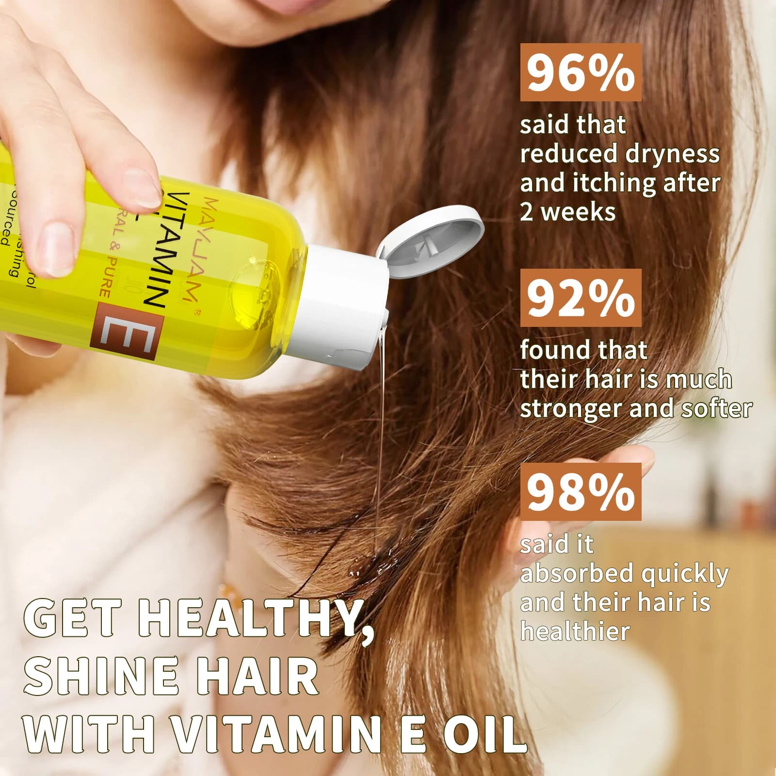 Natural vitamin E face oil bottle — image 6