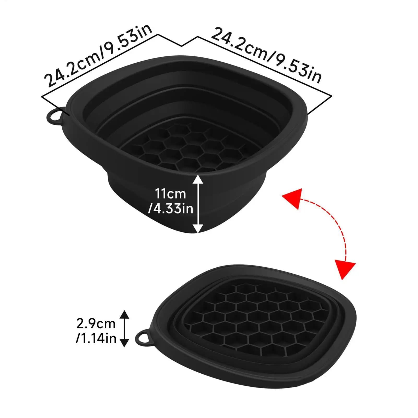 foldable silicone face ice bath bowl — image 6