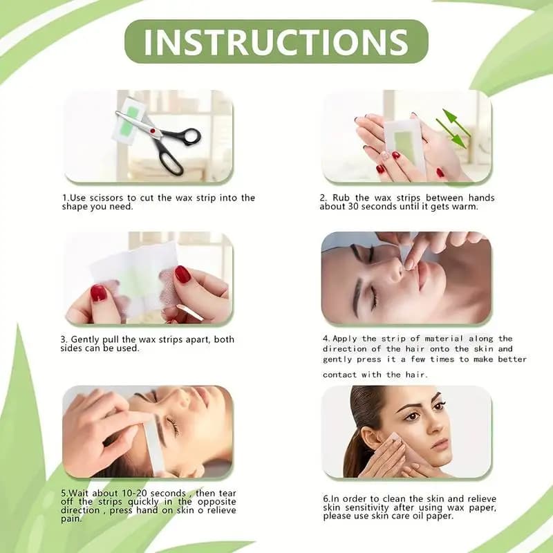 painless fast wax strips for hair removal — image 5