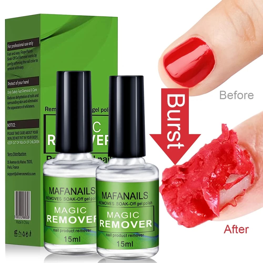 Magic Remover nail gel polish remover bottle 15ml — image 1