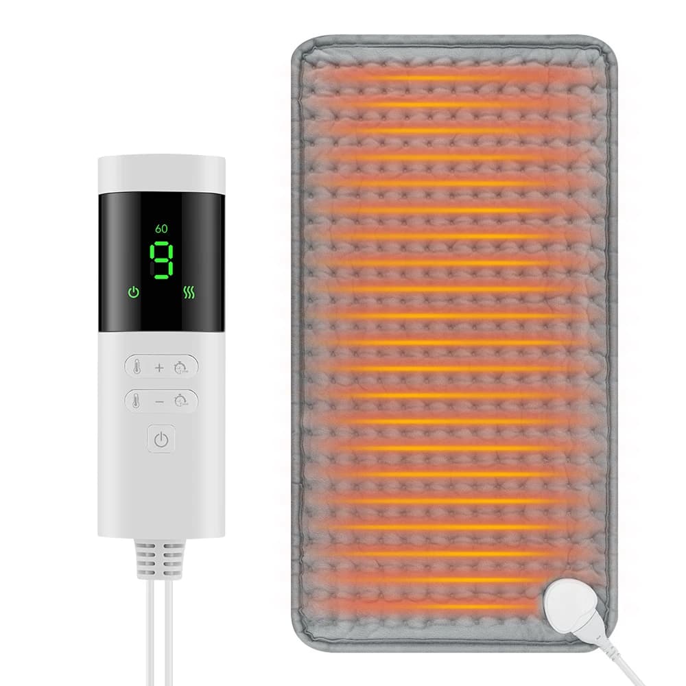 electric heating pad blanket with control panel — image 1