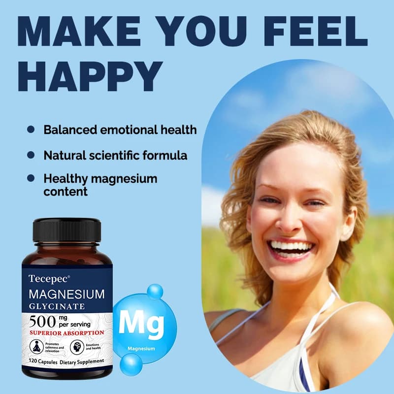 bottle of magnesium glycinate capsules — image 3