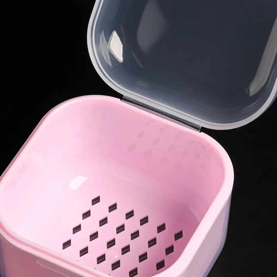portable alcohol disinfection box for nail drill bits — image 5