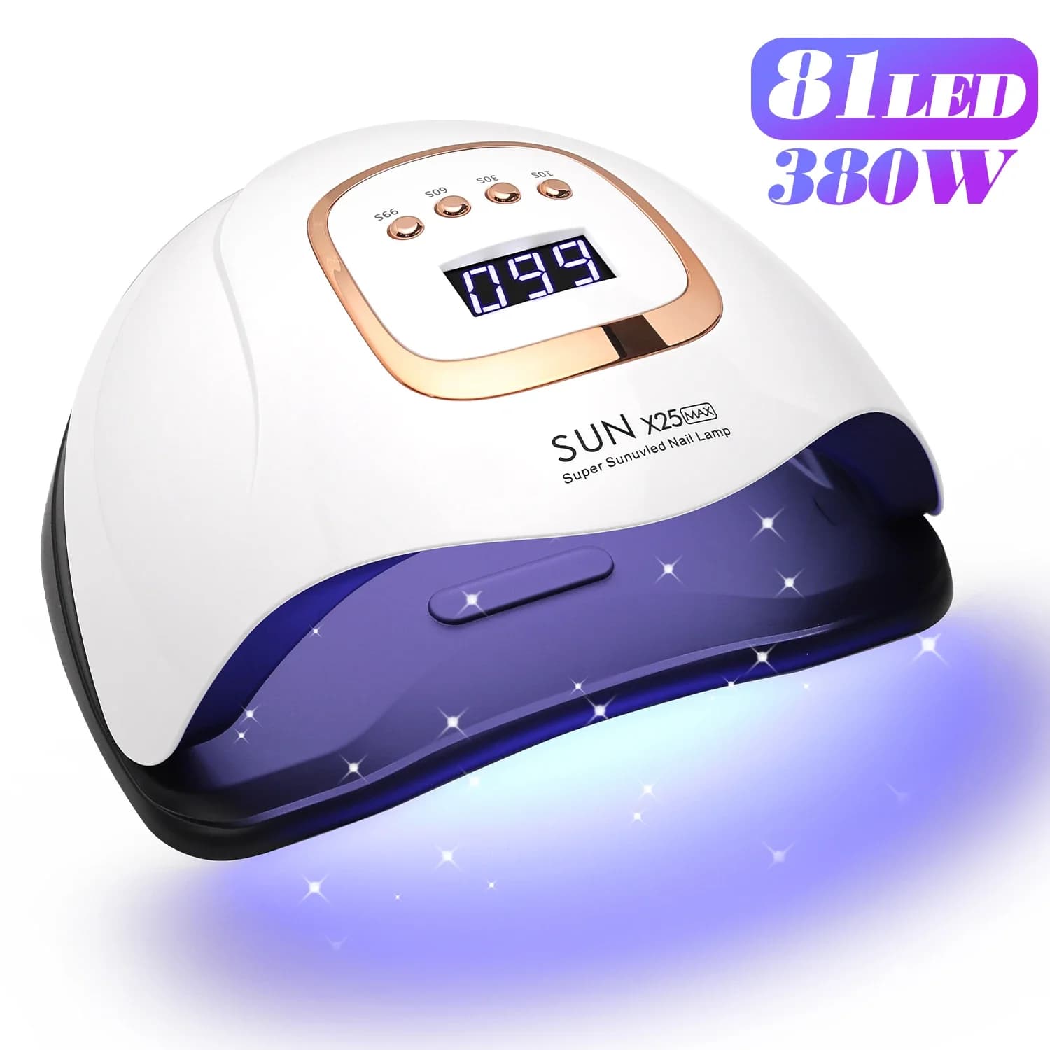 81 LED UV nail lamp for gel polish — image 1