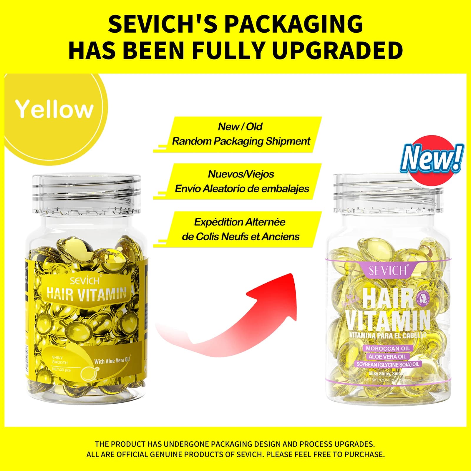 Moisturizing hair vitamin capsules bottle with 30 capsules — image 8