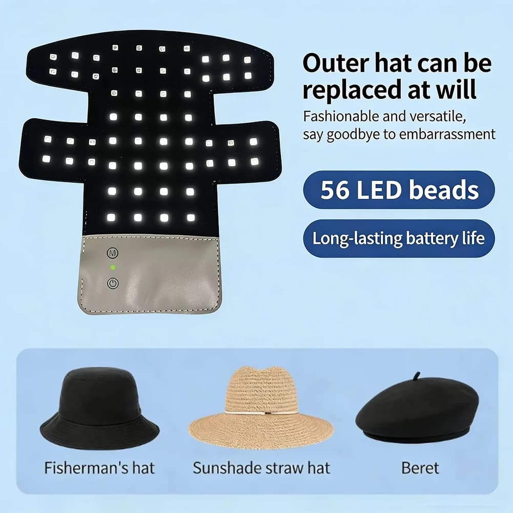 Red light therapy hair cap with LED array — image 4