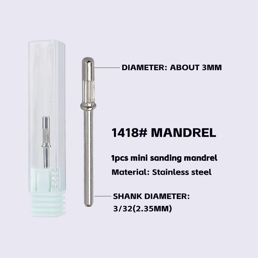 3mm nail sanding bands with 80‑240 grit for mini drill — image 7