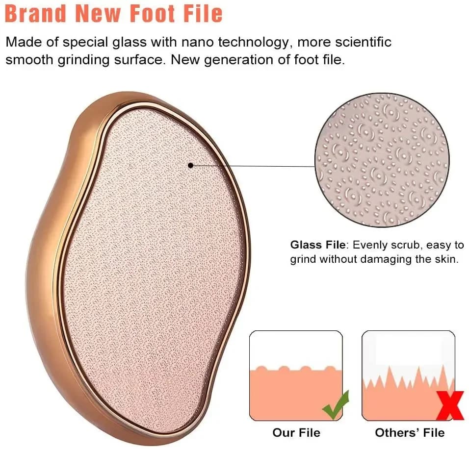 2-in-1 nano glass foot file with dual sides — image 3