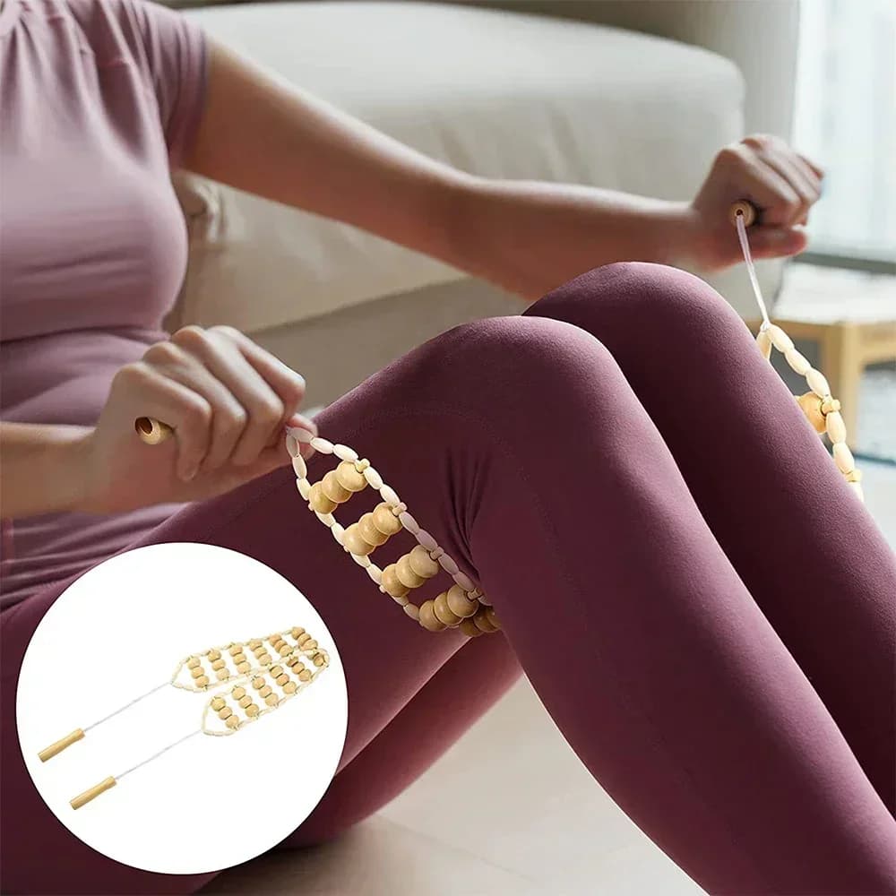 Wooden lymphatic drainage massage tool — image 4