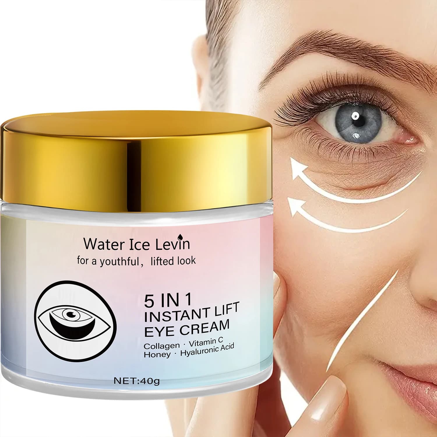 Collagen and vitamin C eye cream tube — image 4