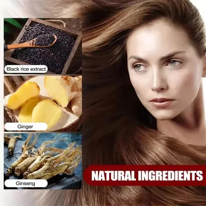 gray hair darkening serum bottle — image 6