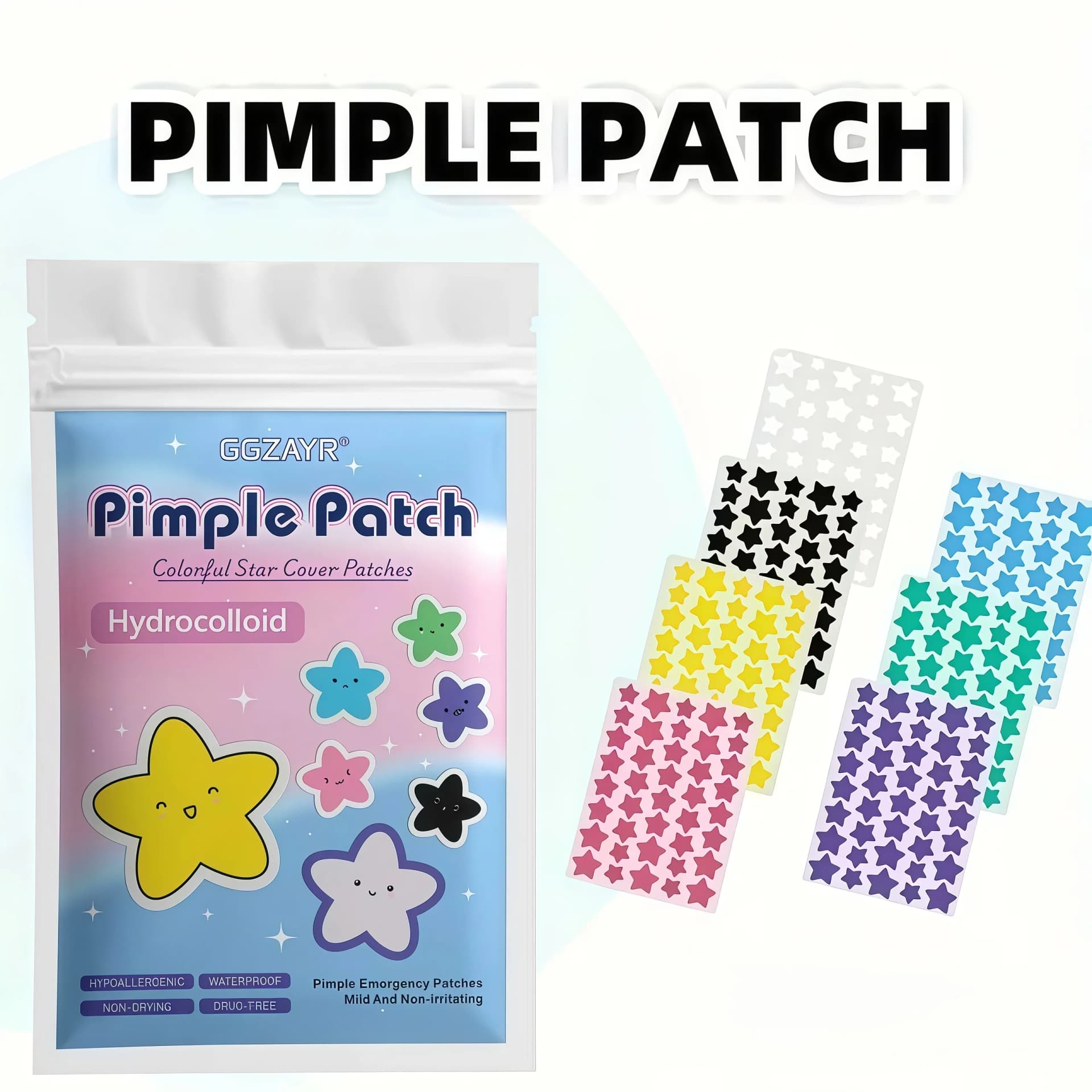seven-color star invisible pimple patches — image 6