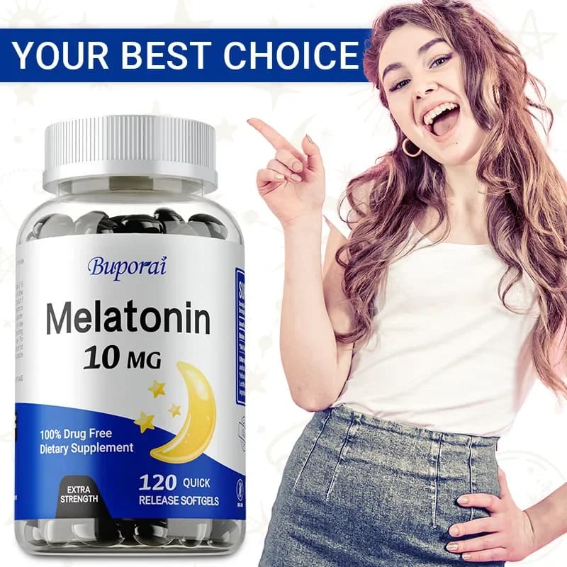 Melatonin 10 mg sleep aid tablets — image 6