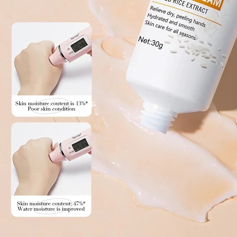 Rice hand cream in a 30g tube — image 2