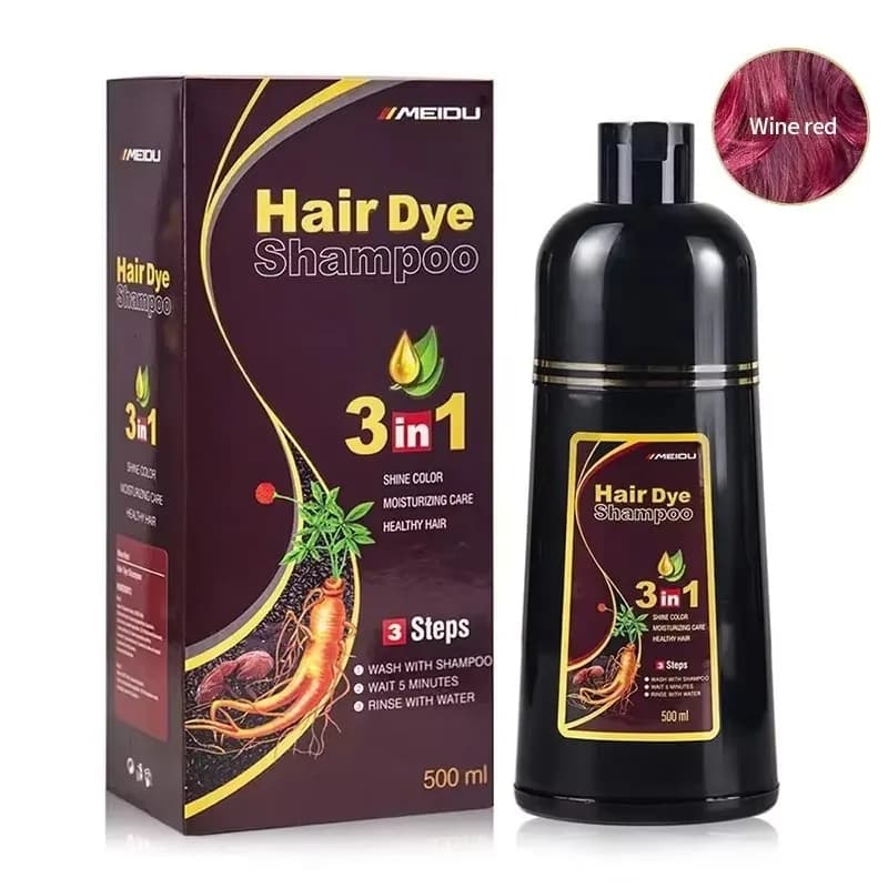 3-in-1 instant coloring shampoo in natural black — image 8