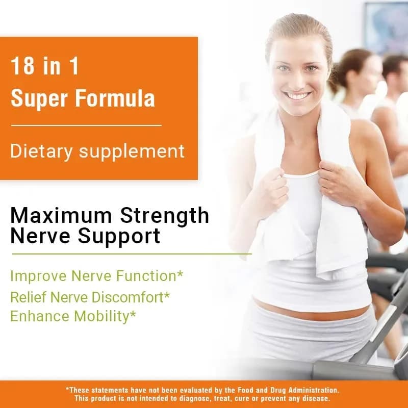Neuropathy support supplement bottle 600mg — image 5