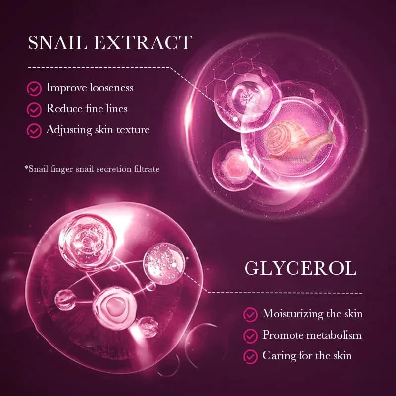 Sadoer snail collagen facial mask set — image 5