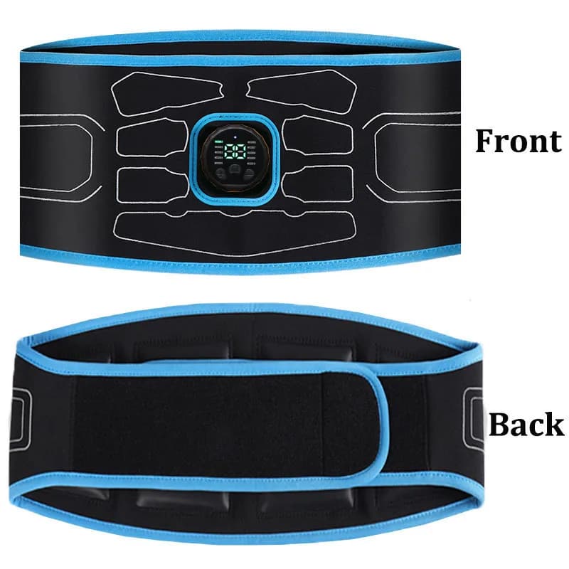 Smart EMS abdominal trainer belt on waist — image 6