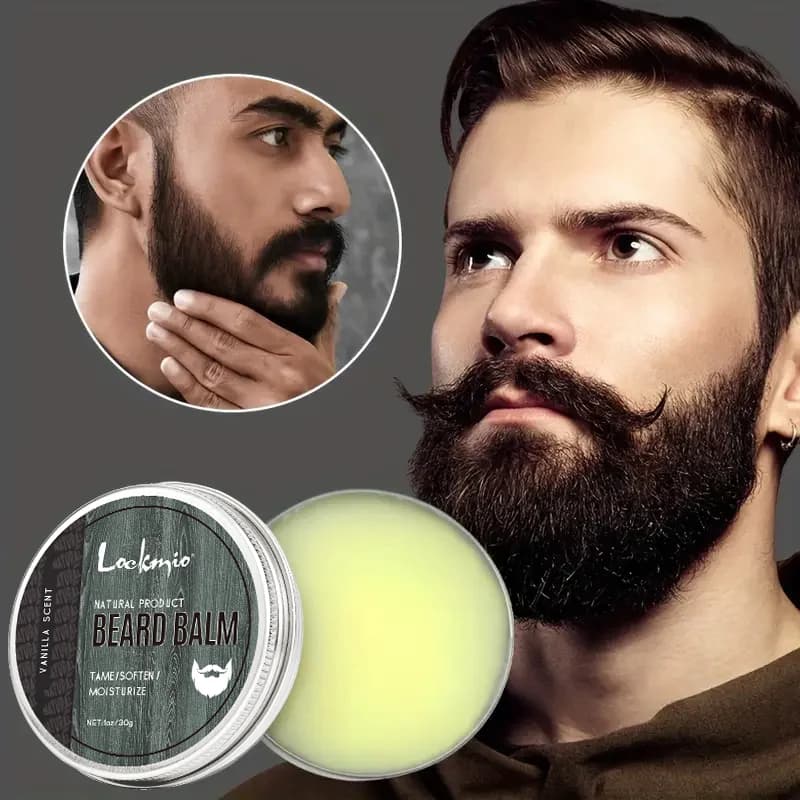 Lockmio vanilla scented natural beard balm — image 6