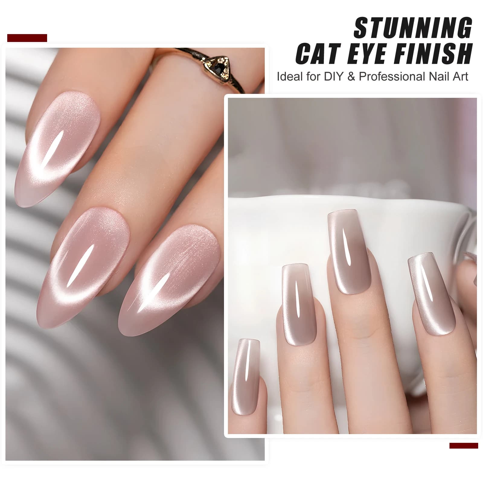 double-head French nail art magnet set — image 6