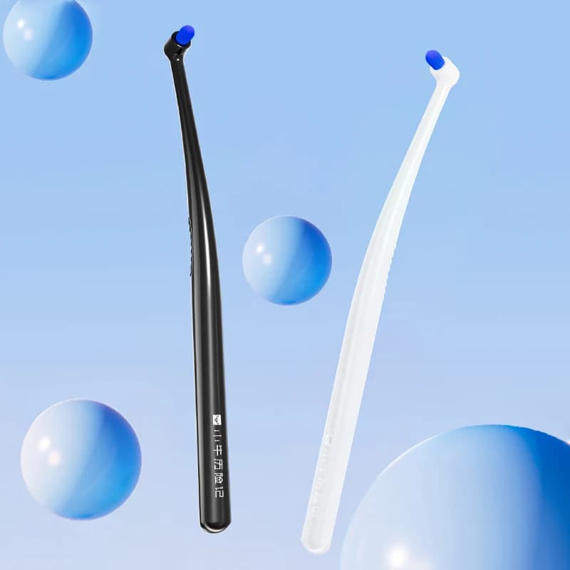 inclined toothbrush with ultra‑fine soft bristles for braces — image 5
