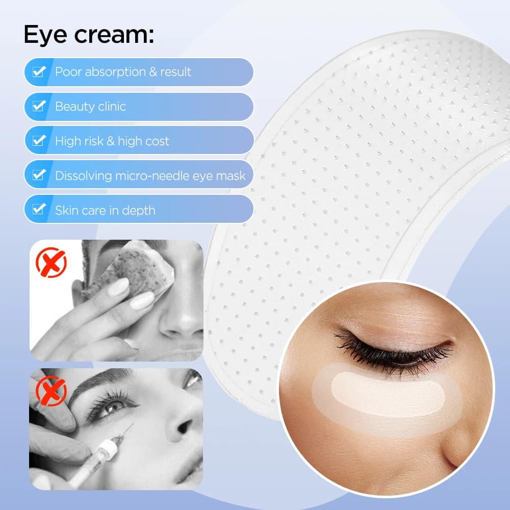 microneedle eye patch with hyaluronic acid — image 4