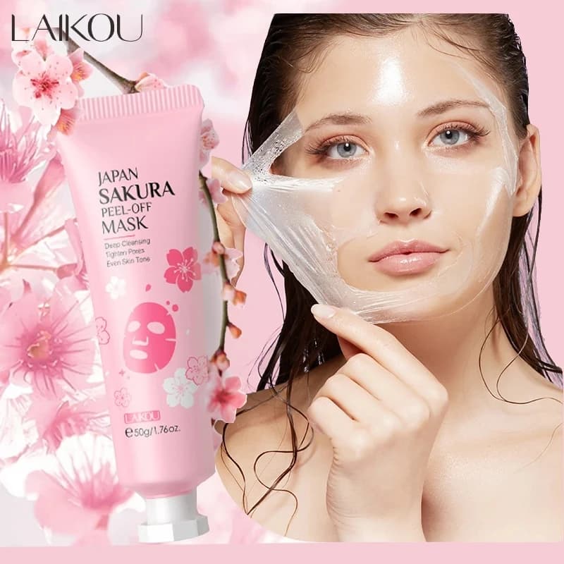 24K gold sakura peeling face mask — image 5